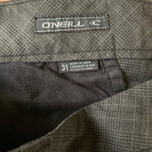 Grey O’Neil Plaid Shorts